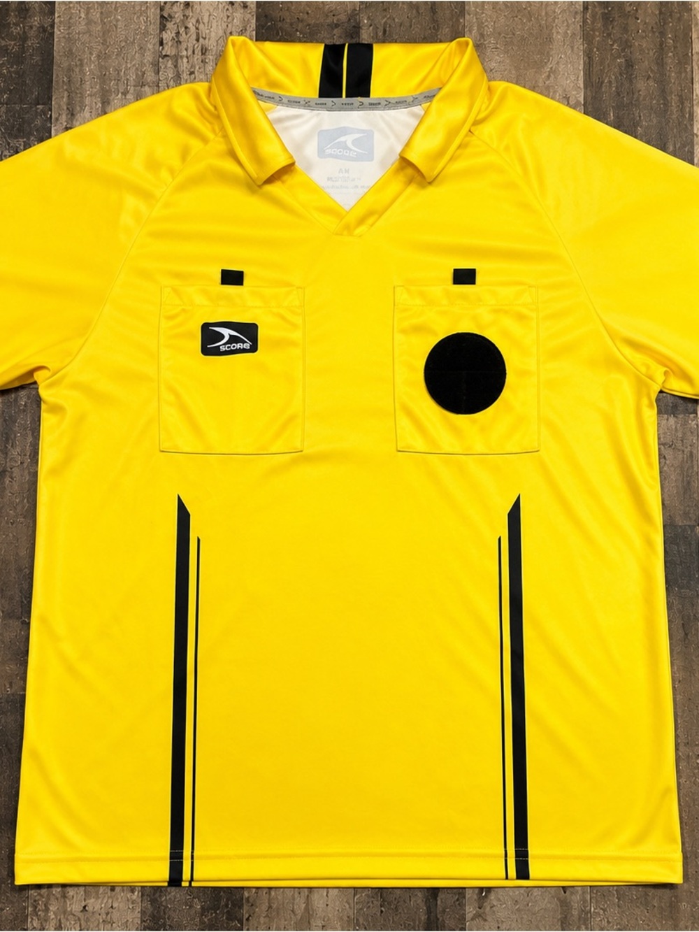 Score Referee Short-Sleeve Jersey - Yellow